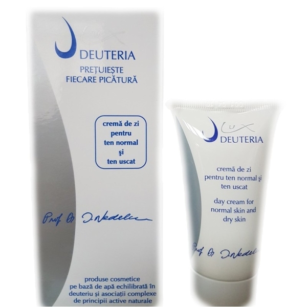 DEUTERIA COSMETICS Crema de zi pentru ten normal si ten uscat