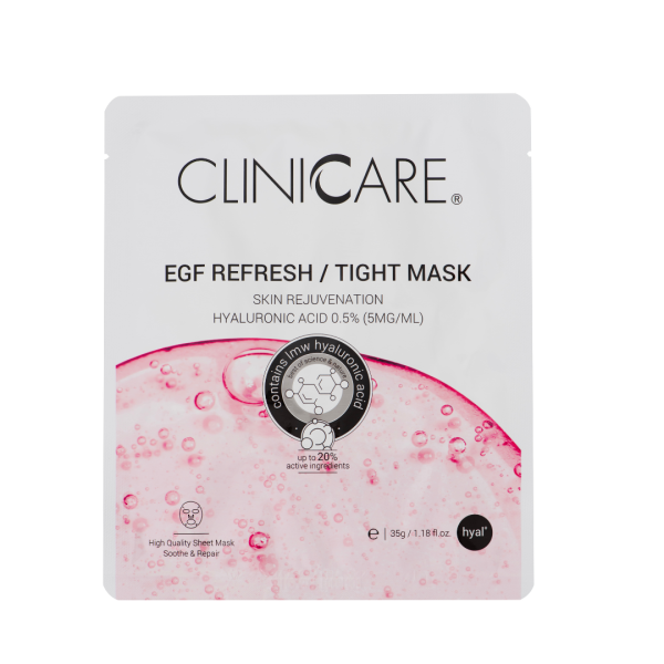 CLINICCARE MASCA EGF REFRESH/TIGHT MASK CU ACID HIALURONIC