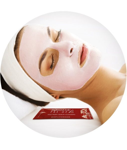 Dermastir Pre - Op masca exfolianta termoactiva pentru curatarea porilor si redarea luminozitatii tenului