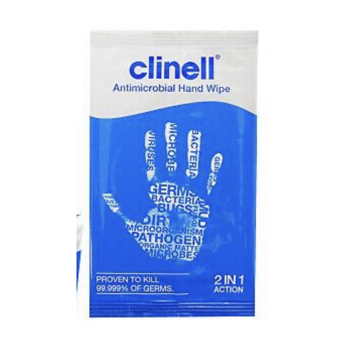 100 bucati - Dezinfectant Clinell - servetele antimicrobiene pentru maini cu spectru virucid