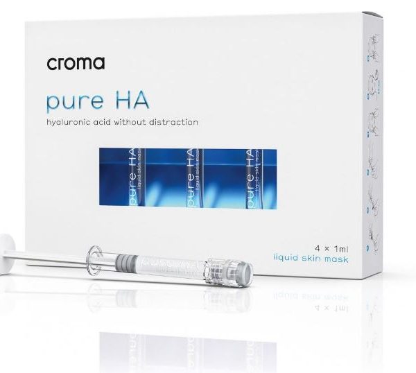 CROMA PHARMA PURE HA MASCA LICHIDA ACID HIALURONIC - cutie cu 4 fiole