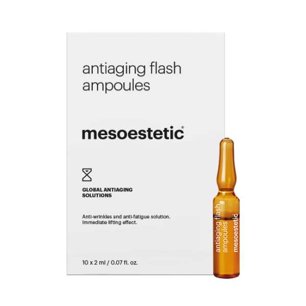 Mesoestetic ANTI-AGING FLASH AMPOULES 10 x 2ml – FIOLE ANTIAGING