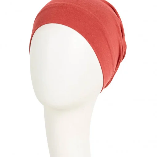 EMMY turban, Dusty Red, Bumbac Vascoza_2