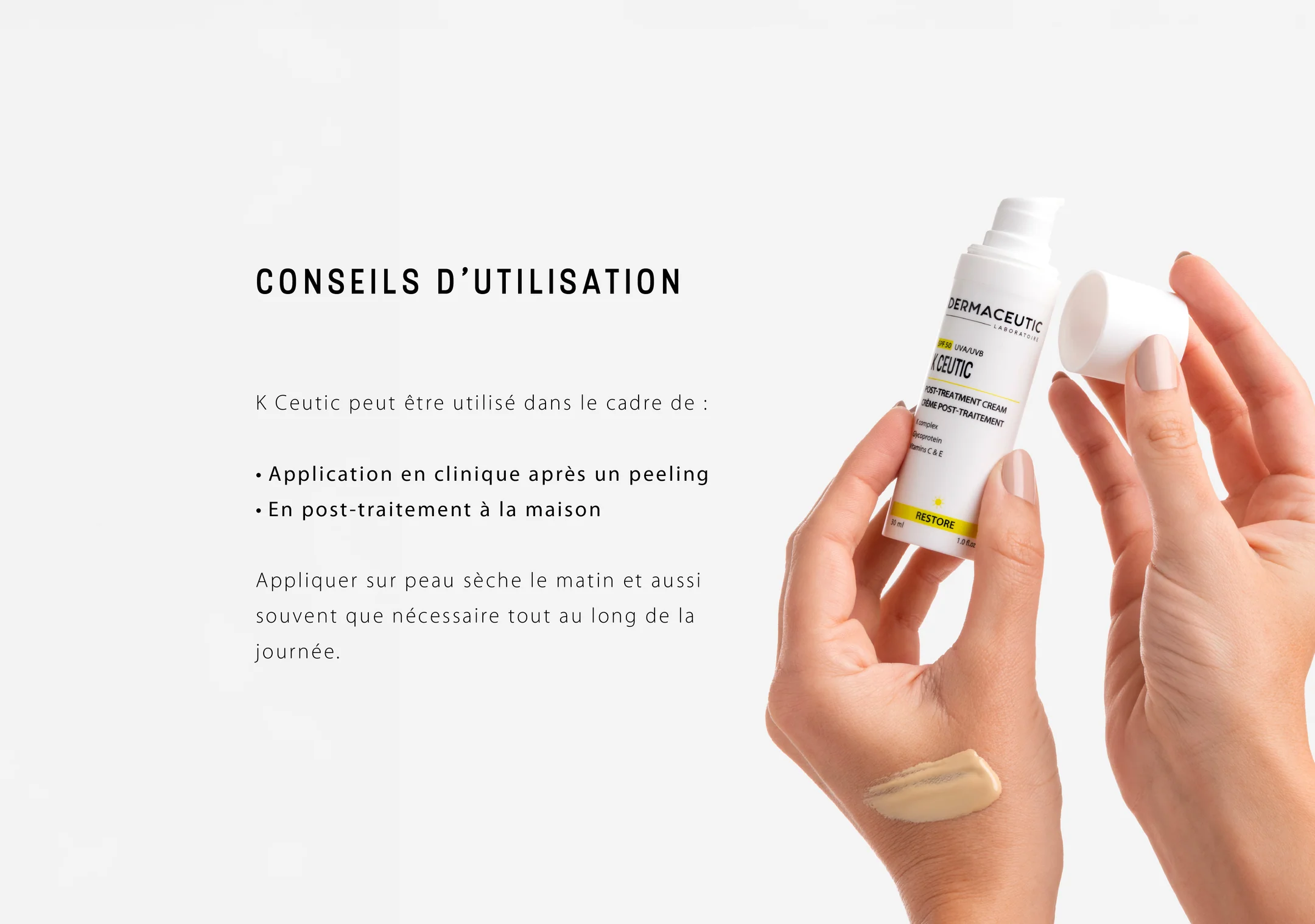 FicheproduitKCeutic-05 Dermaceutic K Ceutic SPF50 - 250ml - imagine 4