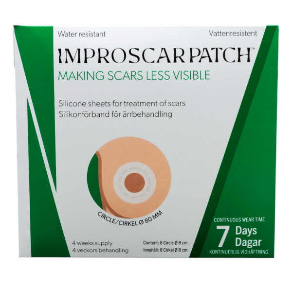 Improscar Patch – Circle Ø80 mm - Pachet 8 plasturi rotunzi 8cm