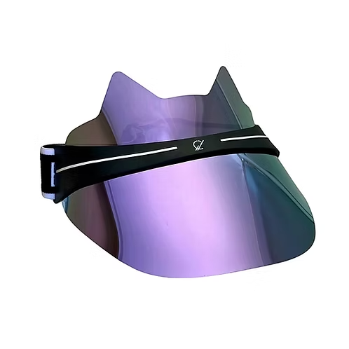 BLUESTONE SUN SHIELDS KITTY LUX VISOR Purple Pearl