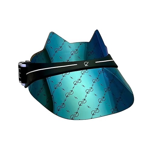 BLUESTONE SUN SHIELDS KITTY LUX VISOR Aqua
