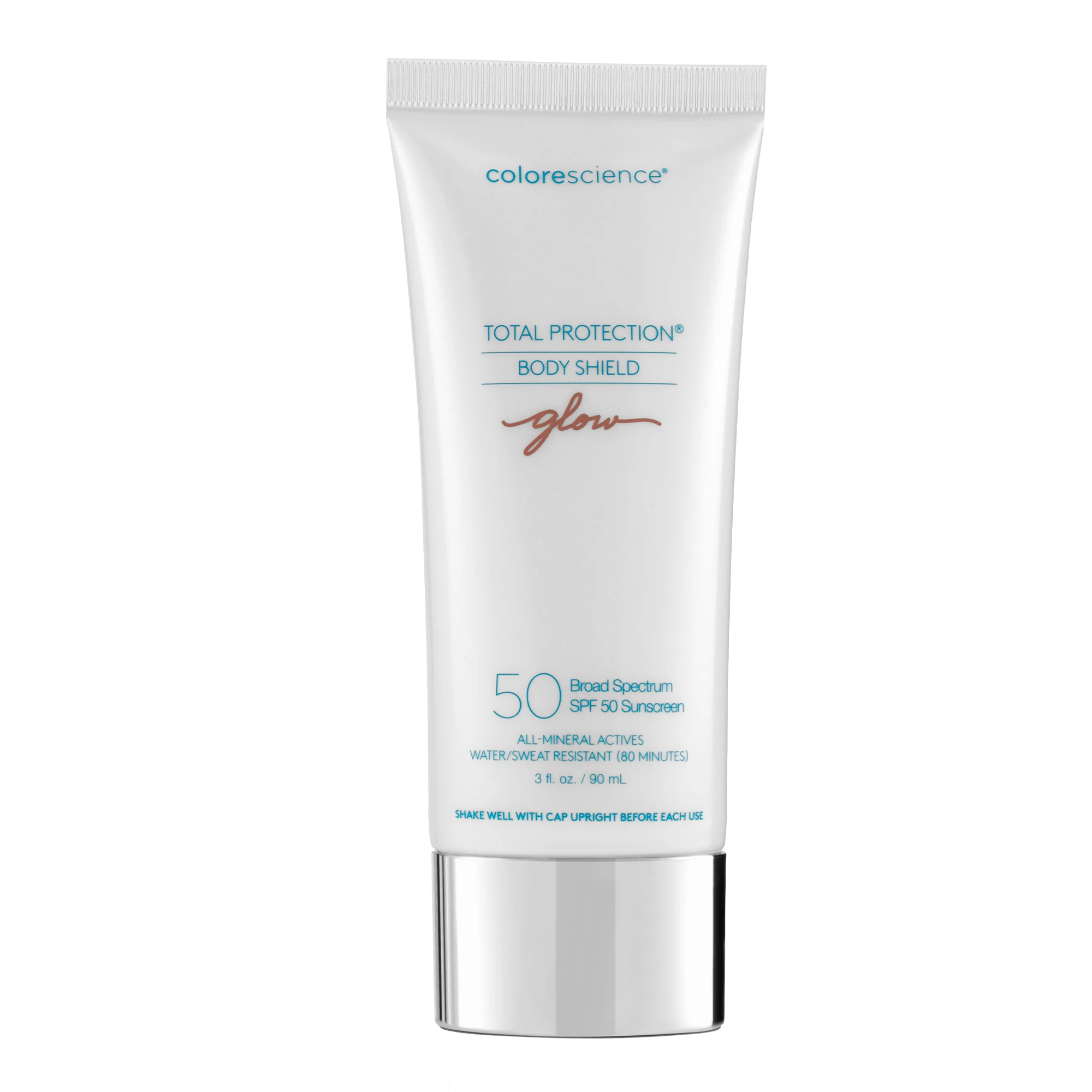 05_BodyShieldGlow_PDPAssets_hero COLORESCIENCE TOTAL PROTECTION Body Shield GLOW SPF 50 - 90ml - imagine 1